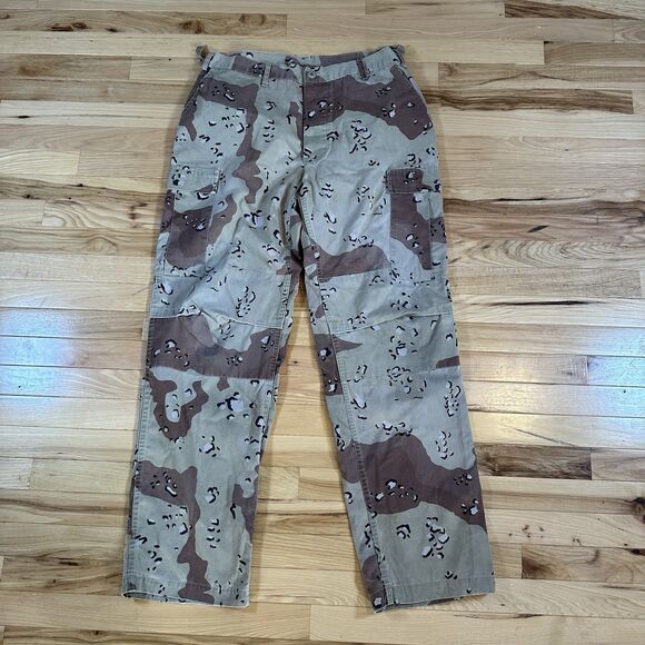 Vintage USGI BDU Pants Mens Medium Long Military Cargo Desert Camo - Picture 1 of 4